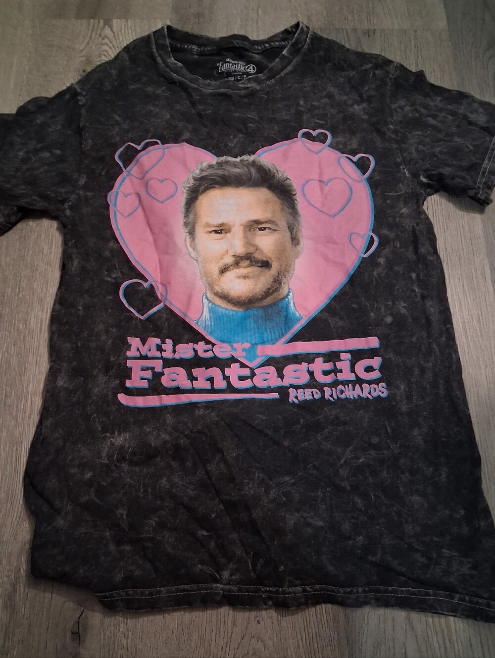 Fantastic Four Pedro Pascal Mister Fantastic Graphic Tee S